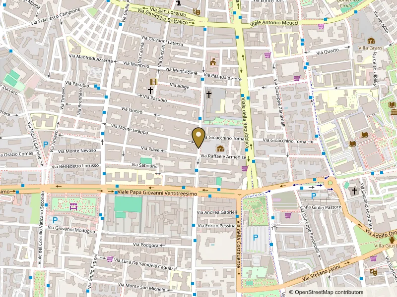 Mappa dell'atelier — Corso Benedetto Croce 243, 70125 Bari